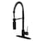 Gourmetier LS8770NYL New York Single-Handle Pre-Rinse Kitchen Faucet, Matte Black LS8770NYL - alternate 1